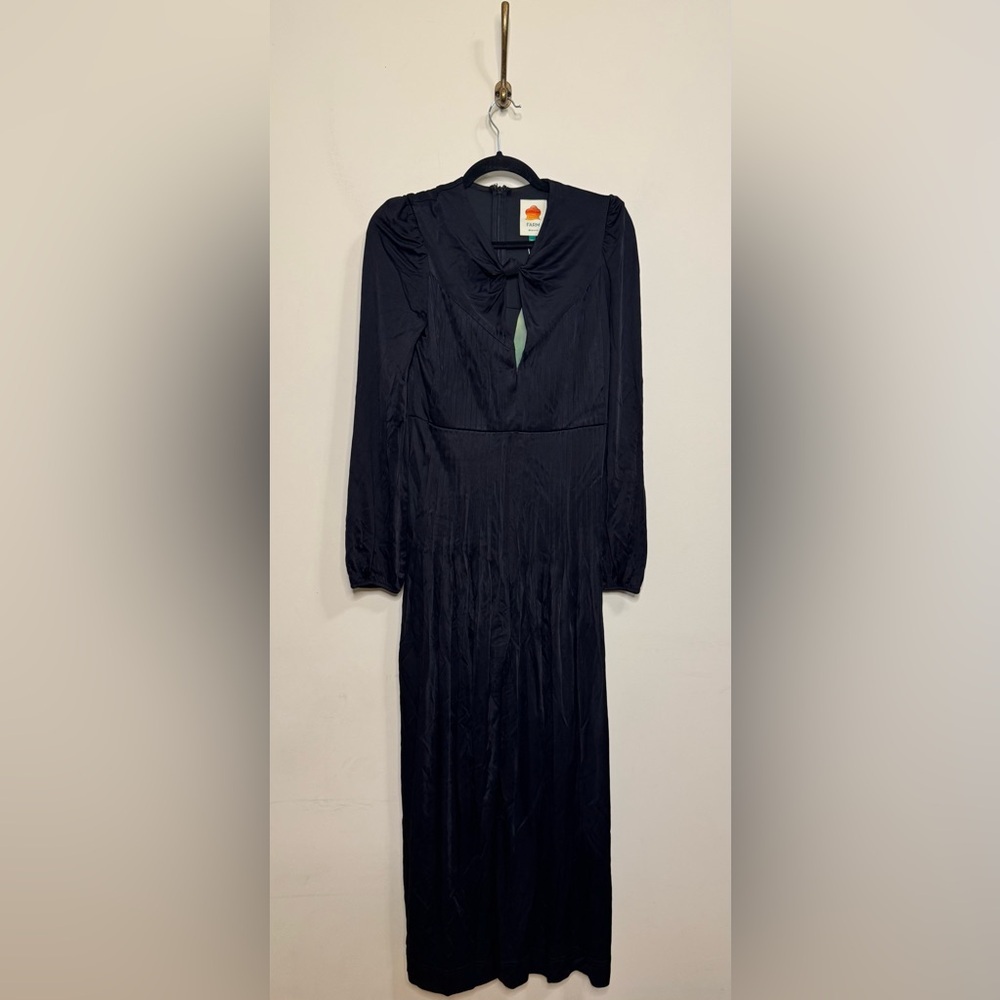 FARM Rio Black Long Sleeve Knot Jumpsuit - Picture 6 of 10